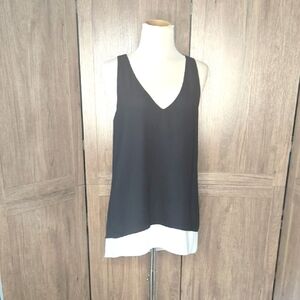 Fifteen Twenty Black and White Sleeveless Top Small